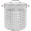 Concord Stainless Steel Stock Pot w/Steamer Basket, 60 Quart S60-BAK